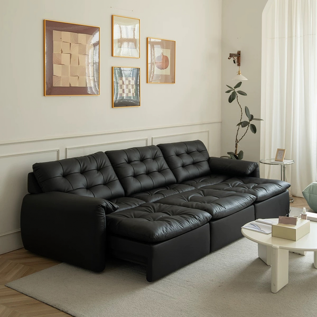 Tiffany Extendable Sofa in Eco Genuine Leather