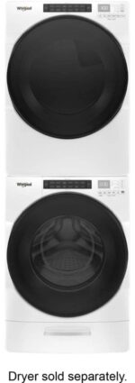 Whirlpool – 4.5 Cu. Ft. High Efficiency Stackable Front Load Washer with Steam and Load & Go XL Dispenser – White - Image 12
